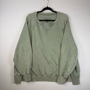 American Eagle Women’s Oversized Notch Neck Sweatshirt, Size: Large